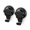Compactor Bestlock Set of 2 Wall Mounted Storage Hooks, Suction