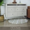JEREVER Acrylic Furniture Legs Replacement Cabinet Feet Modern Home Decor