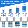 MOUGIGI Towel Rack Wall Mounted - Space-Saving Design for Small
