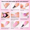 Gellen Solid Builer Gel for Nails Non Sticky, Pink Builder