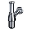 Wirquin 30719890 Sink Siphon with Wall Outlet Chrome-Plated Brass