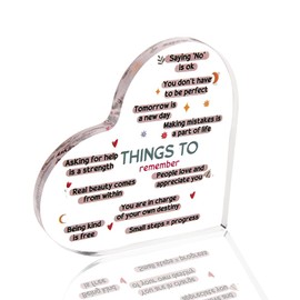 Mental Health Décor for Desk Positive Affimrations Decorations for Bedroom Decorative Encouragement Signage for Men Women Motivational Gifts for Son Daughter Christmas Gifts for Brother Sister Gifts