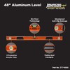 Johnson Level & Tool 1717-4800 Heavy Duty Aluminum Box Level,