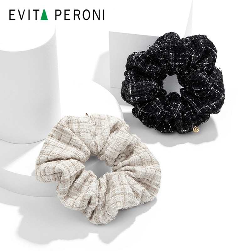 EVITA PERONI Hair Scrunchies for Women, Polyester Hair Scrunchies, Soft