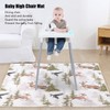 High Chair Mat Prevent Slip Waterproof Foldable Multi Functional Baby