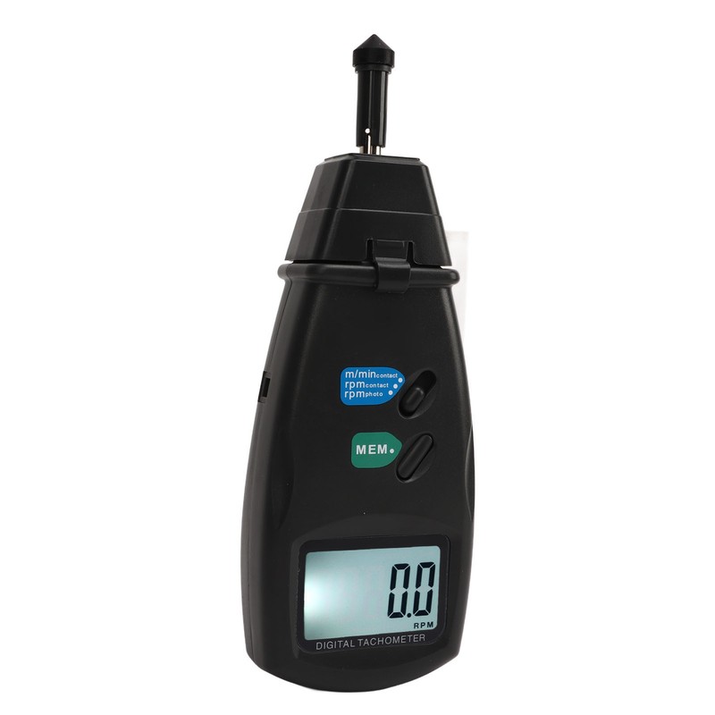 Tachometer LCD Digital Handheld Contact Non Contact 4 Test Mode