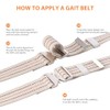 Upgraded Transfer and Gait Belt with Alloy Buckle - 60