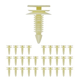 30PCS Front Door Trim Panel Retainers Clips, Door Panel Clips, Automotive Body Part Fastener Clips Replacement for 8mm Hole, Automotive Clips Compatible with Chevy Buick GMC Jimmy Pontiac 10153057