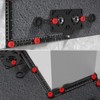 Multi-Angle Measuring Ruler, 12 Sections Ceramic Tile Opening Locator Aluminum