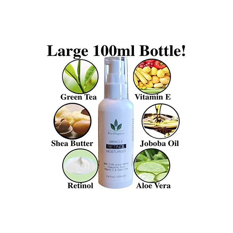 Retinol Moisturiser cream 2.5% 100ML For Day & Night with