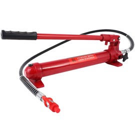 LSAILON 10 Ton Capacity Hydraulic Hand Pump Porta Powers Pump Porta Power Body Frame Repair Tools with Handle - Red