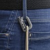 6 Pcs D Shape Plastic Carabiner Hook Gray Molle Carabiner