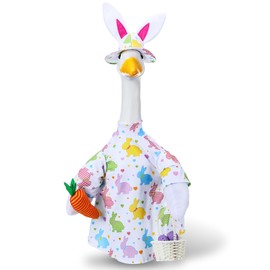 Cutecrop Easter Goose Outfit Goose Clothes for 23" High Cement or Plastic Goose Lawn Goose Clothing, Porch Goose Clothes, Lawn Goose Outfit, Garden Goose Costume