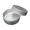 30g round aluminum cosmetic bottle, travel-size small container, cream container, lip balm container 10ea