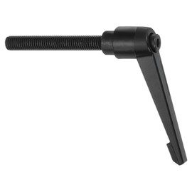 QUARKZMAN M10 x 70 mm Adjustable Knobs Handle Male Thread Push Button Ratchet Quick Release Swivel Bolt for Lathes, Black