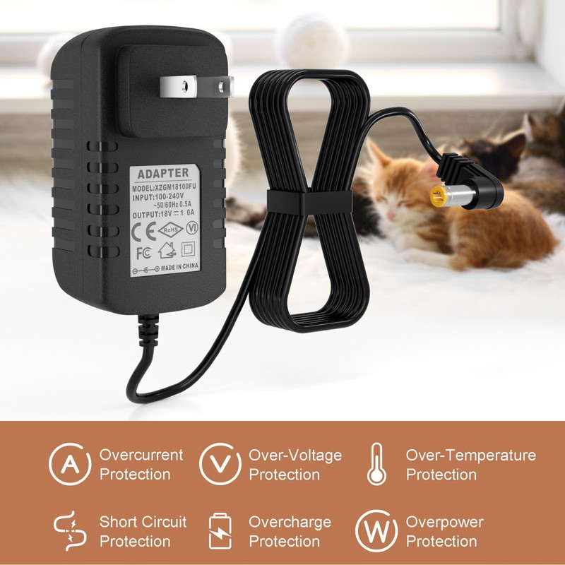 Replacement for Petsafe ScoopFree Litter Box Power Supply Charger, Compatibility