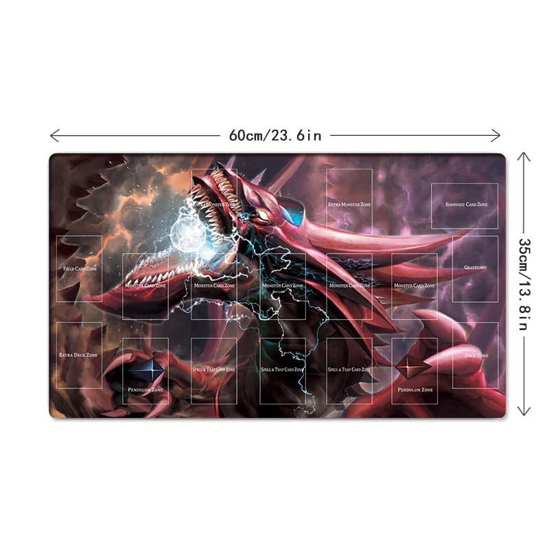 Mlikemat New Playmat Slifer The Sky Dragon TCG CCG Trading