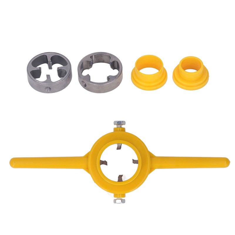 6Pcs Tap Die Set NPT 1/2in 3/4in 1in Alloy Steel
