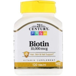 Biotina 000 Mcg 120 Tabletas Importadas Siglo Xxi Sabor Natrol