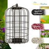Nature's Rhythm Outdoor Hanging Bird Feeder Cage Mesh Tube Squirrel