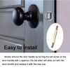 Steel Split Spindle 8 x 90mm Door Window Handle Spindle