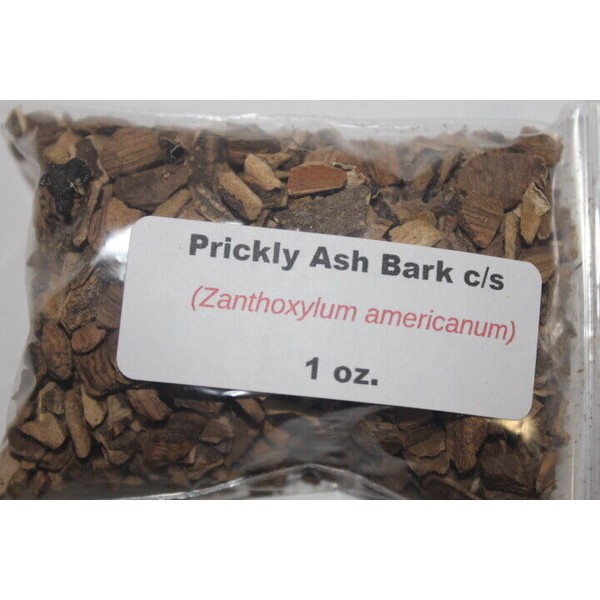 Prickly Ash 1 oz. Prickly Ash Bark c/s (Zanthoxylum americanum)