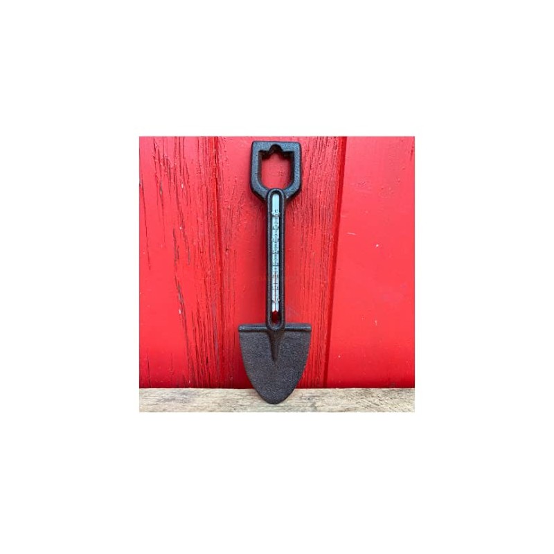 Vintage Cast Iron Outdoor Garden Tool Wall Spade Hanging Weather