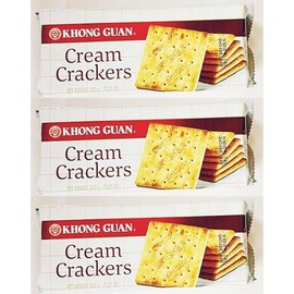 Cream Crackers, 7.05 oz, 200g, 3 Packs