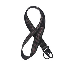 Fashion Letter Keychain Lanyard Industrial Canvas Phone Lanyard Wristlet Keychain Office Badge Lanyard Key Chain Phone Strap - Color: Silver