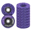 Vantego 10-Pack 4" × 5/8" Purple Paint Stripping Discs for