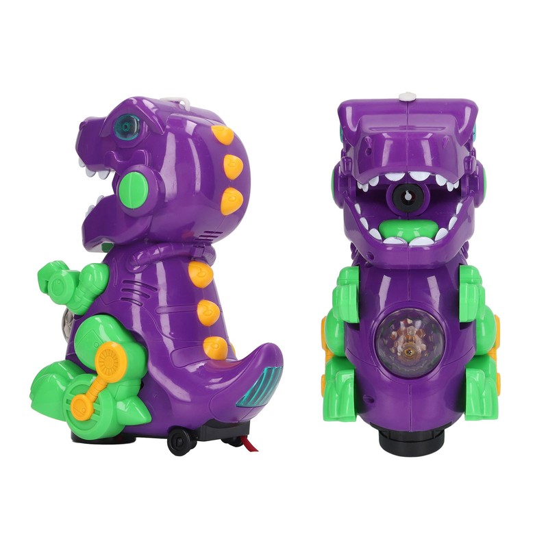 Dinosaur Bubble Machine Electric Universal Light Sound Automatic Bubble Dinosaur