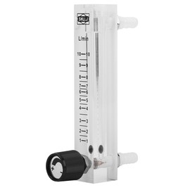 LZQ-7 Acrylic Air Gas Flowmeter Air Flow Meter with Control Valve for Measuring Controlling Gas Flow 1-10LPM 0.6MPa