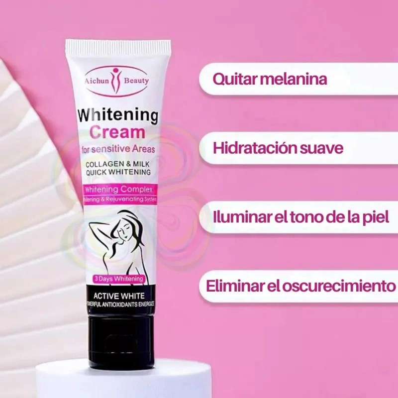 Gel Aclarador Corporal Aichun Axilas Ingles Codos