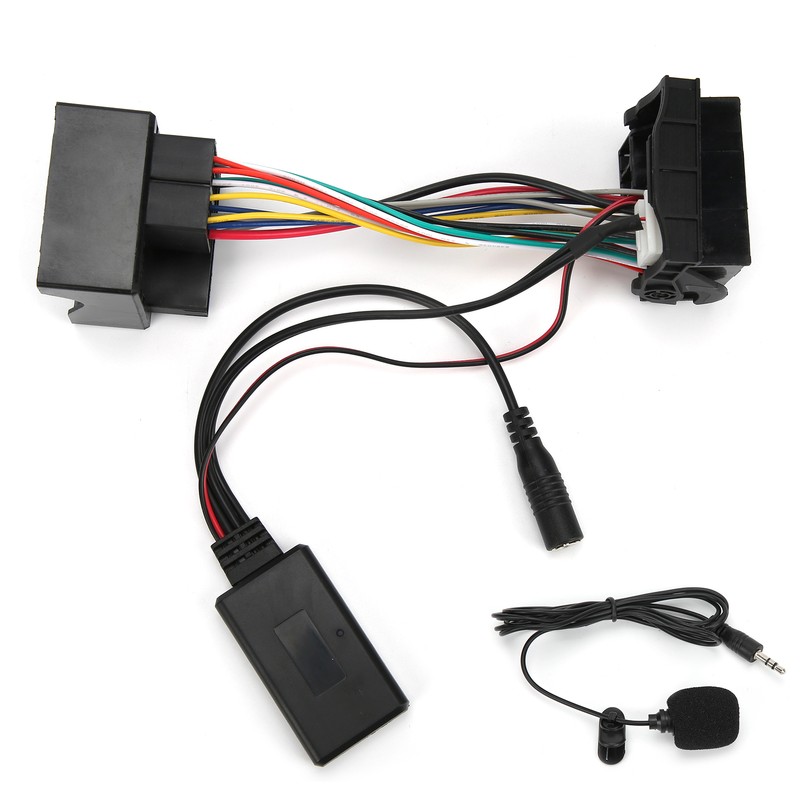 12Pin Bluetooth AUX-IN Cable Stereo Audio Adapter with Microphone Fit