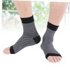 TOVINANNA 2pairs Elastic Compression Foot Sleeve Socks for Ankle Support