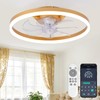 ORITHAM 20" Low Profile Ceiling Fans with Lights and Remote