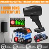 Cordless Leaf Blower with Battery and Charger, 400,000 RPM Turbo