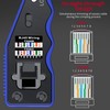 XUNTOP RJ45 Crimp Tool Kit for Cat5 Cat5e Cat6 Cat6a