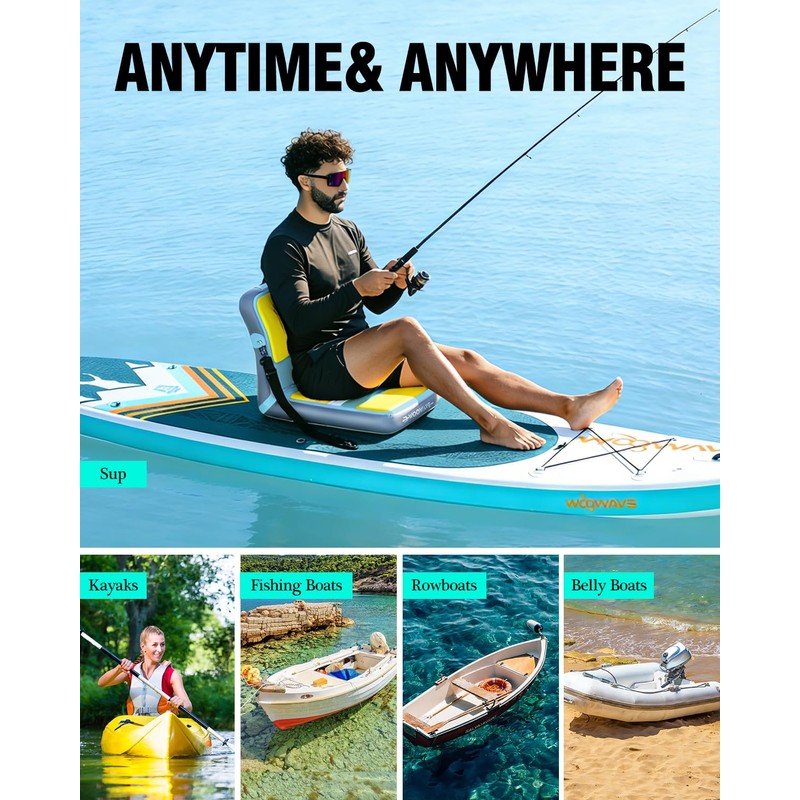 WOOWAVE Paddle Board Seat with Back Support