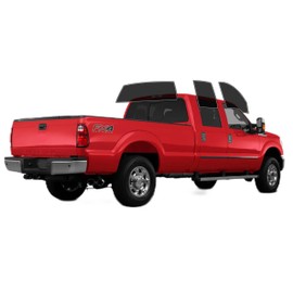 AUTOTEK Precut Windows Tint Film All Sides Cars Sun Blocking Protection Privacy Anti Shatter Glass 2 Ply Film Any Tint Shade kit for Ford F250 Crew Cab 2008-2013