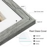 Hongkee 8x8 Picture Frame Set of 2, with Glass and
