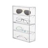 SKTMH Acrylic Sunglass Storage Box Clear Eyeglass Organizer Acrylic Sunglasses