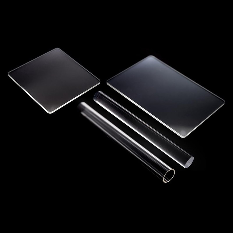 JIHUOO 3 Pcs Acrylic Press Board Sheets Polymer Clay Rolling