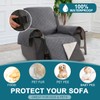 Turquoize 100% Waterproof Recliner Covers for Recliner Chair Cover Non