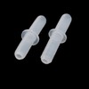 sourcing map 20pcs 3mm Inner Diameter Flexible Straight PVC Connector