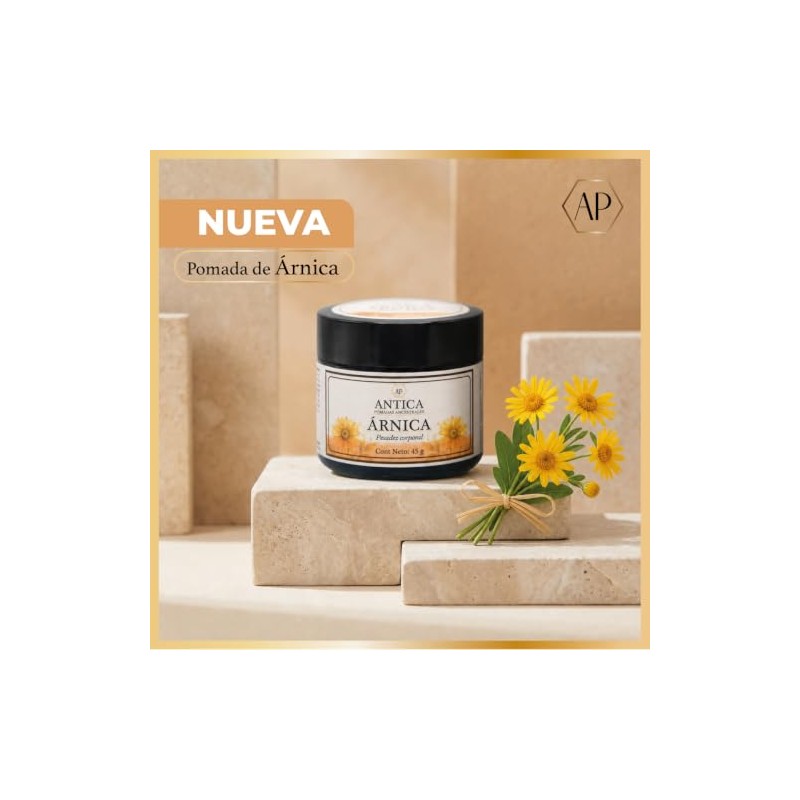 ANTICA Pomada de Árnica 45 g c/u Pomada Corporal con