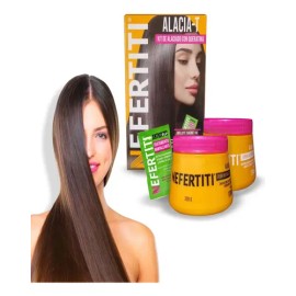 Kit Alaciado Permanente Con Queratina Nefertiti