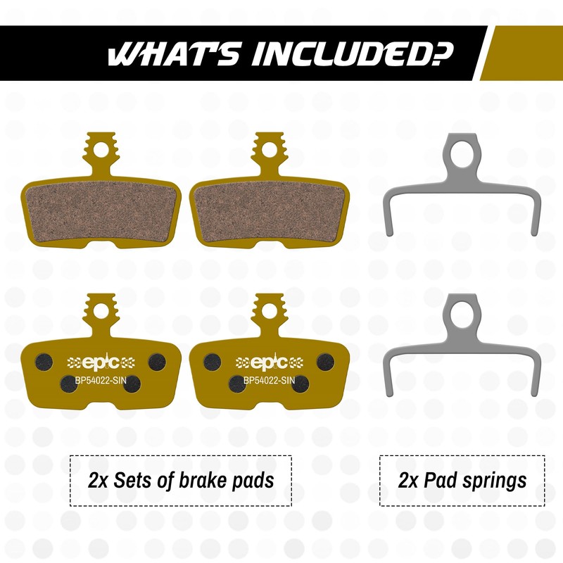 epic Disc Brake Pads for SRAM DB8, Code, Code Stealth,