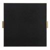 HofferRuffer Elegant Decorative Serving Tray, 20"x20" Square Faux Leather Ottoman