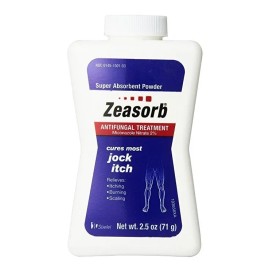 Zeasorb Tratamiento Antifúngico En Polvo, Jock Itch 2.5 Oz (
